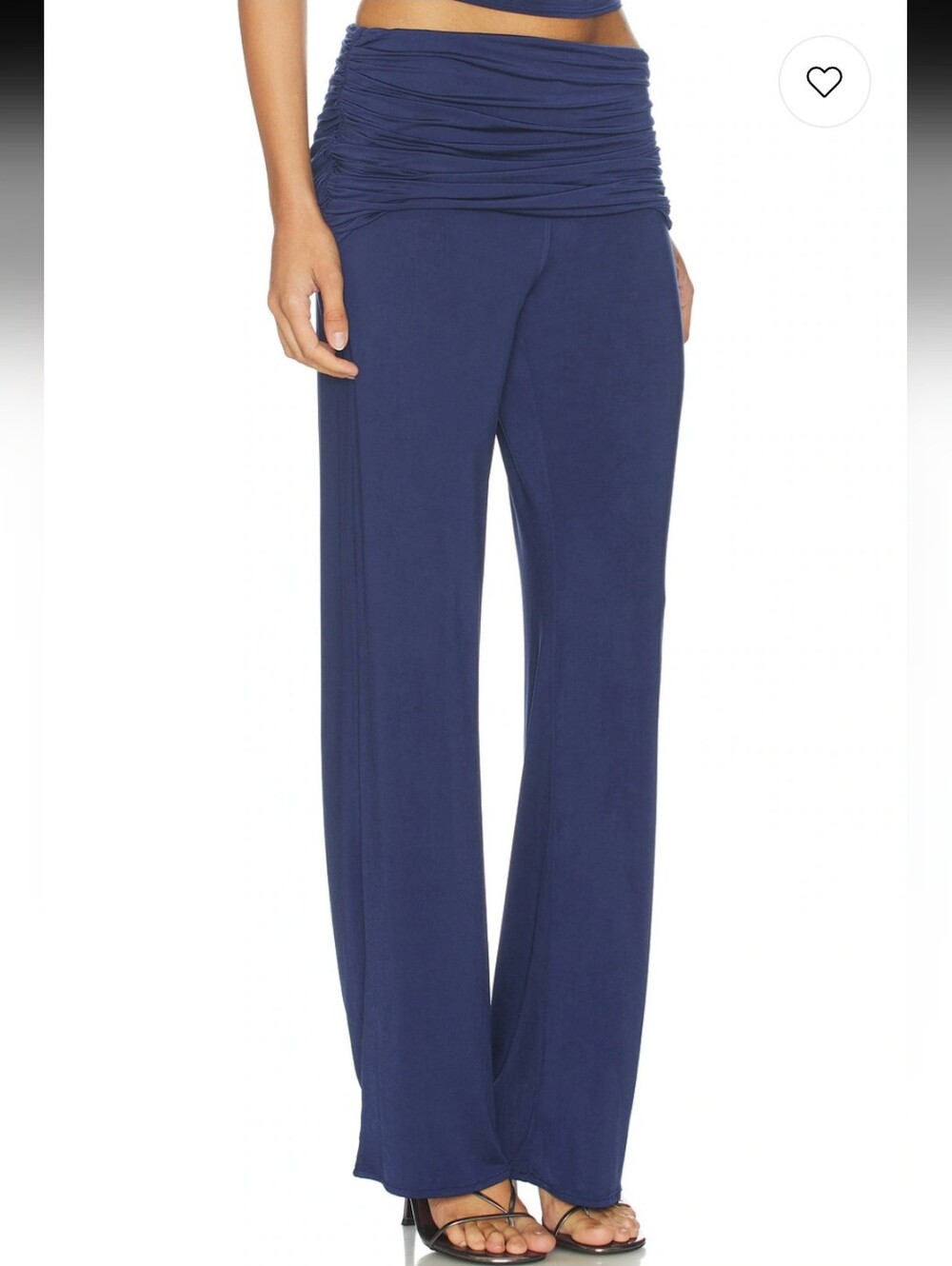 Amanda Uprichard Marcelle Pants Size Small Navy Blue